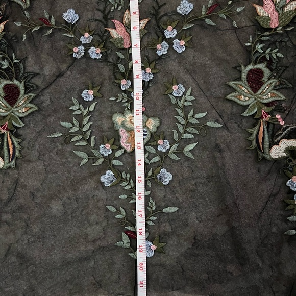 Embroidered Sheer Top - Picture 7 of 7